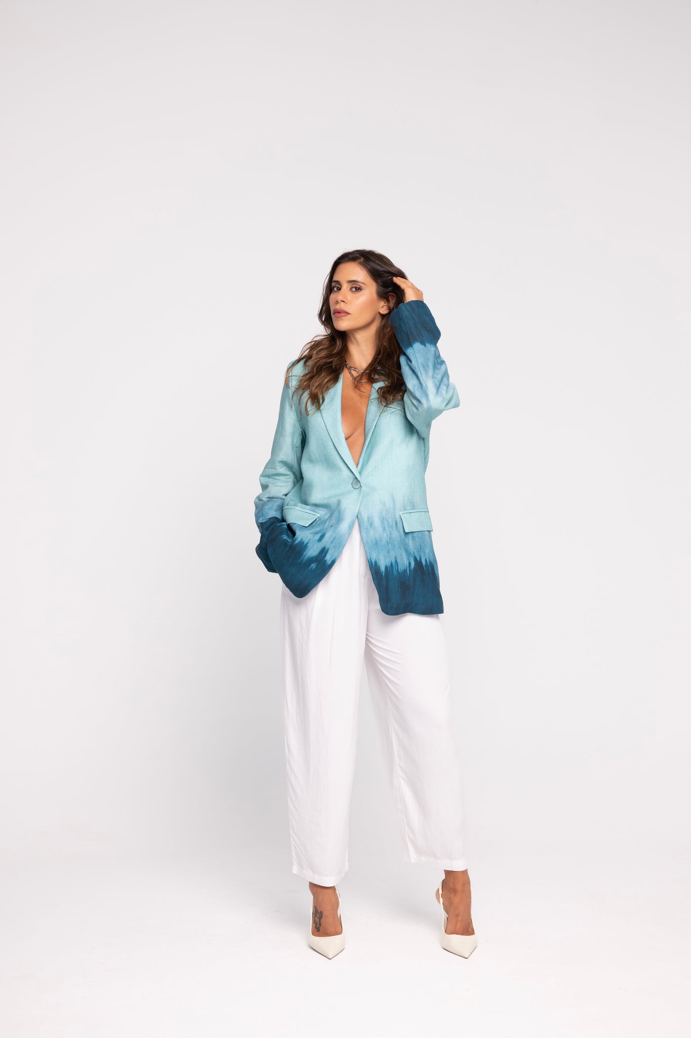Blazer TIE DYE Azul